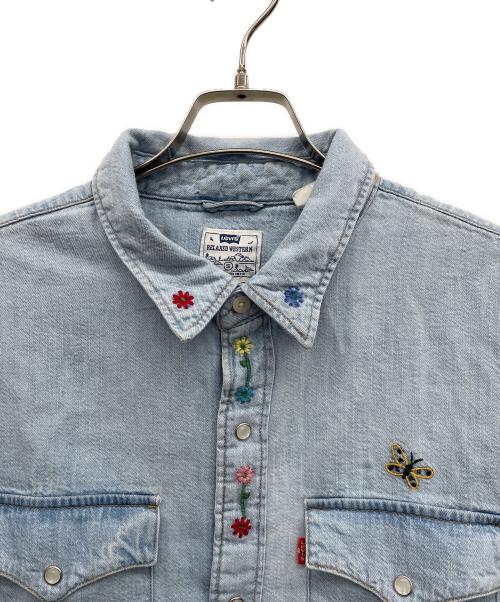LEVI'S（リーバイス）LEVI'S (リーバイス) リラックスフィットウエスタンシャツ インディゴ サイズ:Sの古着・服飾アイテム