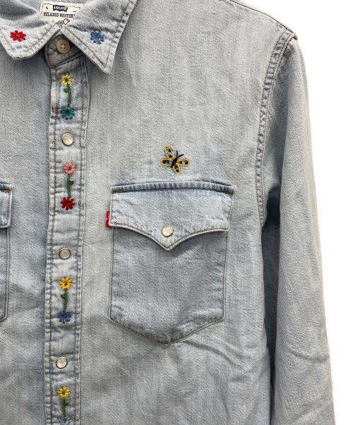 LEVI'S（リーバイス）LEVI'S (リーバイス) リラックスフィットウエスタンシャツ インディゴ サイズ:Sの古着・服飾アイテム
