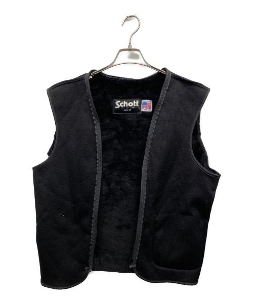 Schott（ショット）Schott (ショット) 641RIDERS/641（ライダース）　シングルライダースジャケット ブラック サイズ:40の古着・服飾アイテム