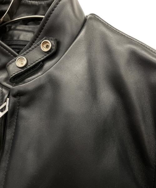 Schott（ショット）Schott (ショット) 641RIDERS/641（ライダース）　シングルライダースジャケット ブラック サイズ:40の古着・服飾アイテム