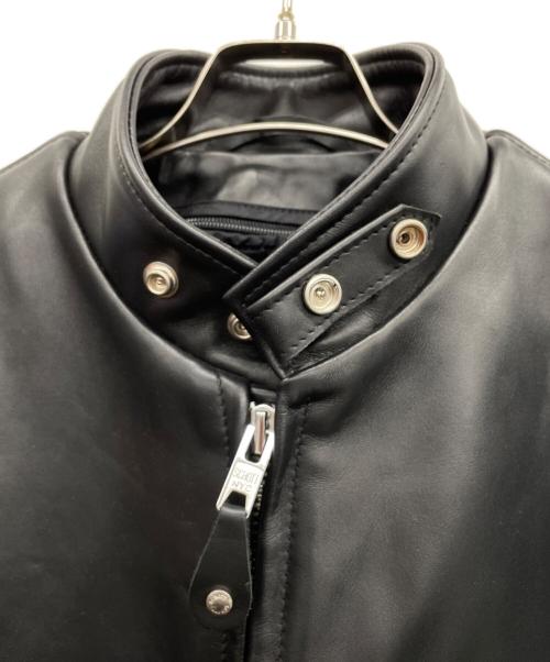 Schott（ショット）Schott (ショット) 641RIDERS/641（ライダース）　シングルライダースジャケット ブラック サイズ:40の古着・服飾アイテム