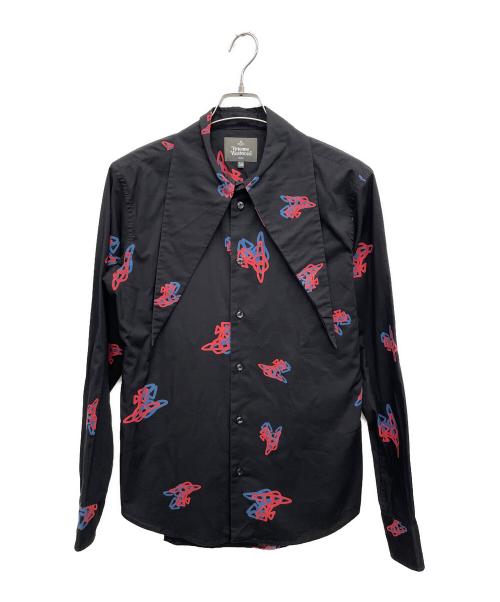 Vivienne Westwood man（ヴィヴィアン ウェストウッド マン）Vivienne Westwood man (ヴィヴィアン ウェストウッド マン) 長袖シャツ ブラック サイズ:50の古着・服飾アイテム