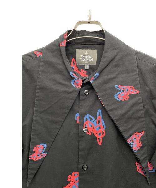Vivienne Westwood man（ヴィヴィアン ウェストウッド マン）Vivienne Westwood man (ヴィヴィアン ウェストウッド マン) 長袖シャツ ブラック サイズ:50の古着・服飾アイテム