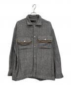 A.F ARTEFACTエーエフ アーティファクト）の古着「別注HERRINGBONE WOOL BZ　ワークジャケット」｜グレー