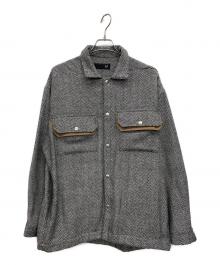 A.F ARTEFACT（エーエフ アーティファクト）の古着「別注HERRINGBONE WOOL BZ　ワークジャケット」｜グレー
