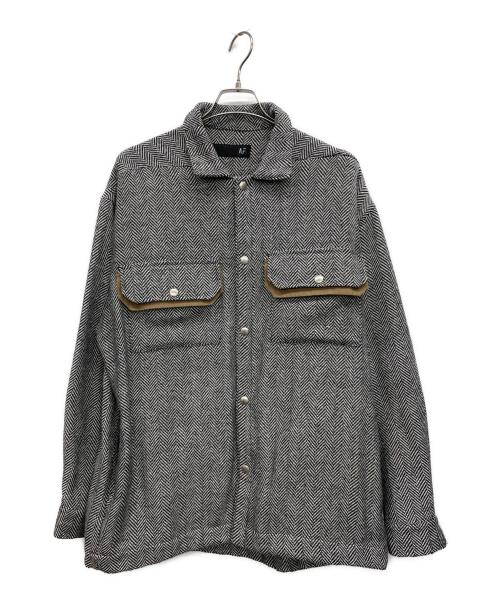 A.F ARTEFACT（エーエフ アーティファクト）A.F ARTEFACT (エーエフ アーティファクト) 別注HERRINGBONE WOOL BZ　ワークジャケット グレー サイズ:3の古着・服飾アイテム