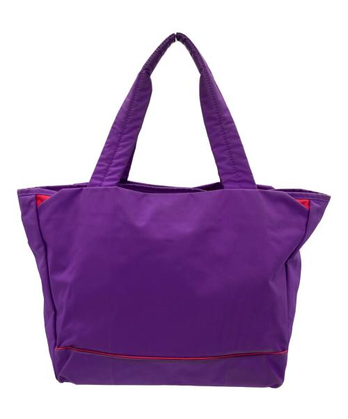 PORTER GIRL MOUSSE（ポーターガール ムース）PORTER GIRL MOUSSE (ポーターガール ムース) TOTE BAG(S)　トートバッグ パープル×レッドの古着・服飾アイテム