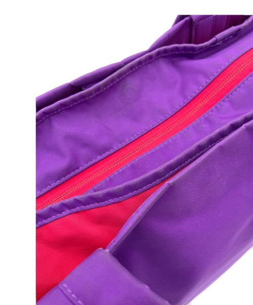 PORTER GIRL MOUSSE（ポーターガール ムース）PORTER GIRL MOUSSE (ポーターガール ムース) TOTE BAG(S)　トートバッグ パープル×レッドの古着・服飾アイテム