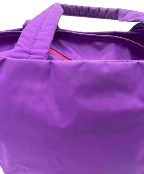 PORTER GIRL MOUSSE（ポーターガール ムース）PORTER GIRL MOUSSE (ポーターガール ムース) TOTE BAG(S)　トートバッグ パープル×レッドの古着・服飾アイテム