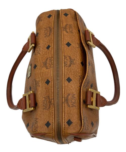 MCM（エムシーエム）MCM (エムシーエム) ミニボストンバッグ ブラウンの古着・服飾アイテム
