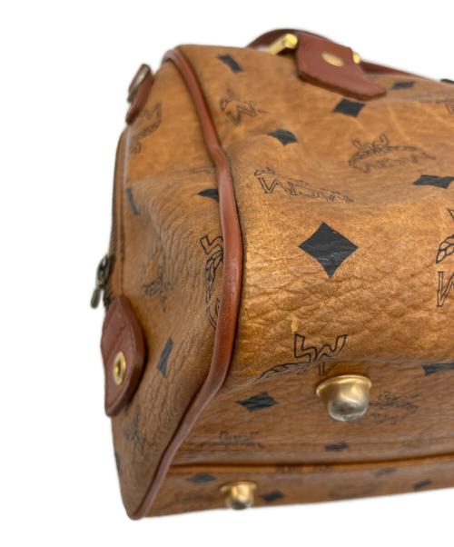 MCM（エムシーエム）MCM (エムシーエム) ミニボストンバッグ ブラウンの古着・服飾アイテム
