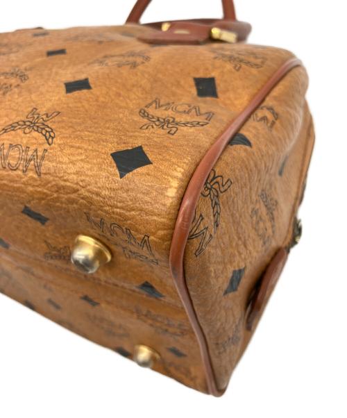 MCM（エムシーエム）MCM (エムシーエム) ミニボストンバッグ ブラウンの古着・服飾アイテム