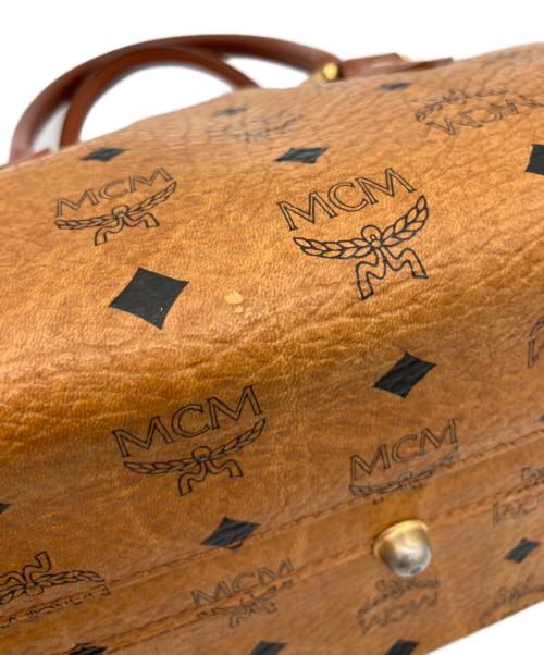 MCM（エムシーエム）MCM (エムシーエム) ミニボストンバッグ ブラウンの古着・服飾アイテム