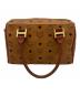 MCM (エムシーエム) ミニボストンバッグ ブラウン：12000円