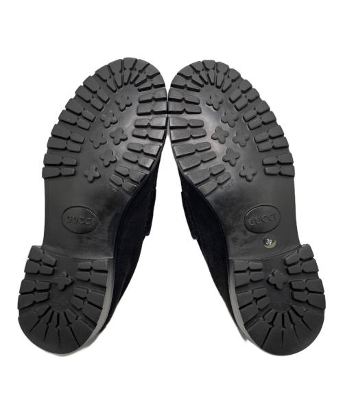 GUCCI（グッチ）GUCCI (グッチ) ホースビットローファー ブラック サイズ:39の古着・服飾アイテム