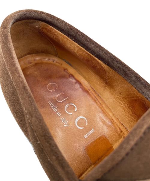 GUCCI（グッチ）GUCCI (グッチ) ホースビットローファー ブラウン サイズ:39の古着・服飾アイテム
