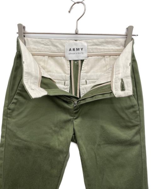 ARMY upper hights（アーミーアッパーハイツ）ARMY UPPER HIGHTS (アーミーアッパーハイツ) パンツ グリーン サイズ:23の古着・服飾アイテム