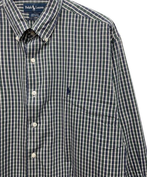 POLO RALPH LAUREN（ポロ・ラルフローレン）POLO RALPH LAUREN (ポロ・ラルフローレン) 長袖シャツ グリーン サイズ:LLの古着・服飾アイテム
