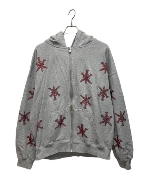 unknown（アンノーン）Unknown (アンノーン) ジップパーカー グレー サイズ:XLの古着・服飾アイテム