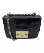 FURLAフルラ）の古着「ショルダーバッグ」｜ブラック