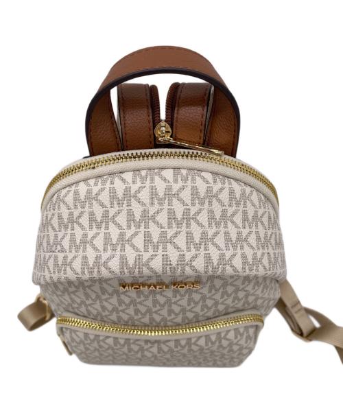 MICHAEL KORS（マイケルコース）MICHAEL KORS (マイケルコース) ミニリュック ホワイトの古着・服飾アイテム