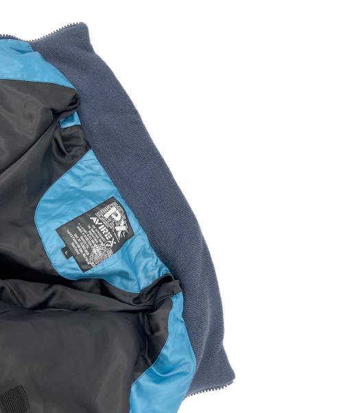 AVIREX（アヴィレックス）AVIREX (アヴィレックス) 中綿ジャケット スカイブルー サイズ:Lの古着・服飾アイテム
