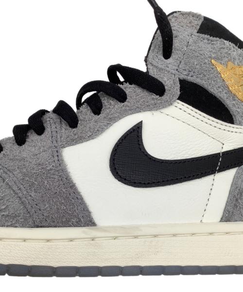 NIKE（ナイキ）NIKE (ナイキ) AIR JORDAN 1 RETRO HIGH OG  グレー サイズ:26.5㎝の古着・服飾アイテム