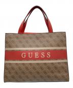 GUESSゲス）の古着「ハンドバッグ」｜レッド×ブラウン