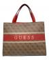GUESS（ゲス）の古着「ハンドバッグ」｜レッド×ブラウン