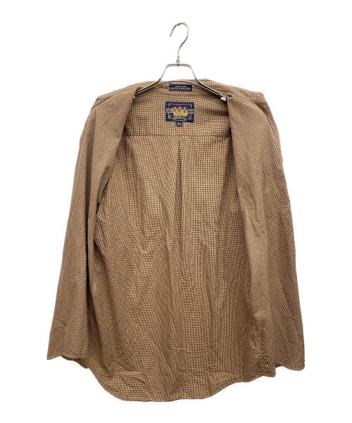 CHAPS RALPH LAUREN（チャップス ラルフローレン）CHAPS RALPH LAUREN (チャップス ラルフローレン) 長袖シャツ ブラウン サイズ:16の古着・服飾アイテム
