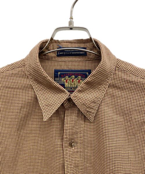 CHAPS RALPH LAUREN（チャップス ラルフローレン）CHAPS RALPH LAUREN (チャップス ラルフローレン) 長袖シャツ ブラウン サイズ:16の古着・服飾アイテム
