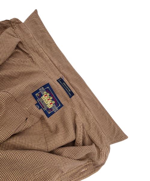 CHAPS RALPH LAUREN（チャップス ラルフローレン）CHAPS RALPH LAUREN (チャップス ラルフローレン) 長袖シャツ ブラウン サイズ:16の古着・服飾アイテム