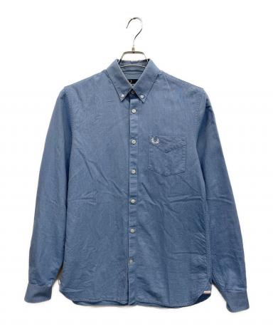 中古・古着通販】FRED PERRY (フレッドペリー) 長袖シャツ ブルー