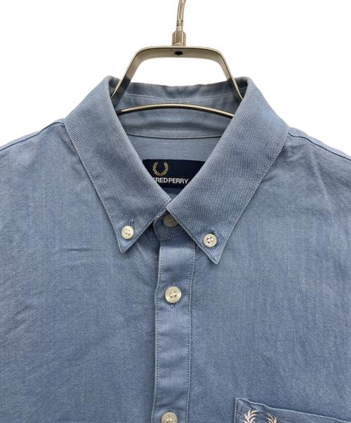 FRED PERRY（フレッドペリー）FRED PERRY (フレッドペリー) 長袖シャツ ブルー サイズ:Sの古着・服飾アイテム