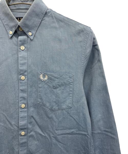FRED PERRY（フレッドペリー）FRED PERRY (フレッドペリー) 長袖シャツ ブルー サイズ:Sの古着・服飾アイテム