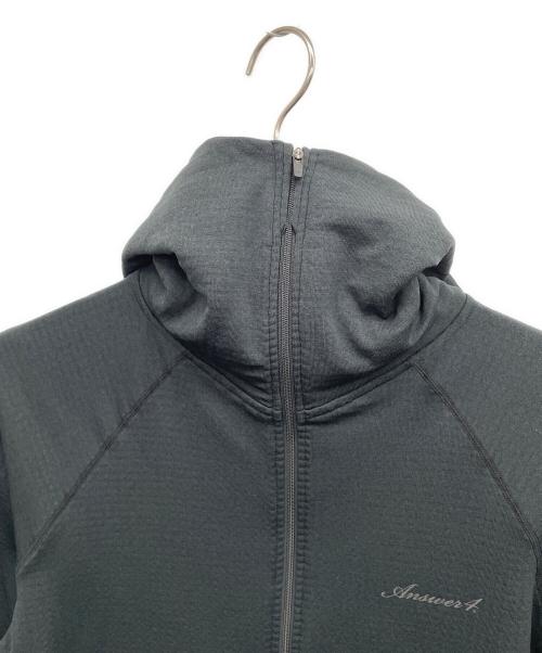 Answer4（アンサーフォー）Answer4 (アンサーフォー) ジップパーカー ブラック サイズ:Mの古着・服飾アイテム