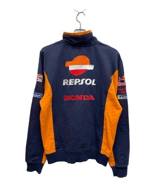 PERSOL（ペルソール）Persol (ペルソール) ハーフジップスウェット ネイビー サイズ:XLの古着・服飾アイテム