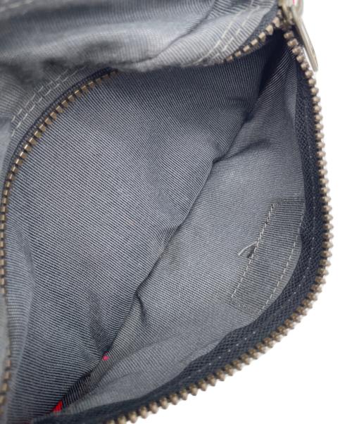 MONCLER（モンクレール）MONCLER (モンクレール) ウエストバッグ グレー×レッドの古着・服飾アイテム