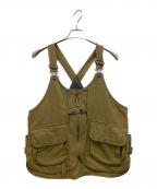 Snow peakスノーピーク）の古着「TAKIBI Duck Vest （タキビダックベスト）」｜グリーン