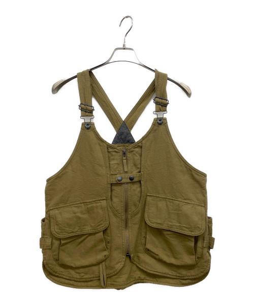Snow peak（スノーピーク）snow peak (スノーピーク) TAKIBI Duck Vest （タキビダックベスト） グリーン サイズ:Ｍの古着・服飾アイテム