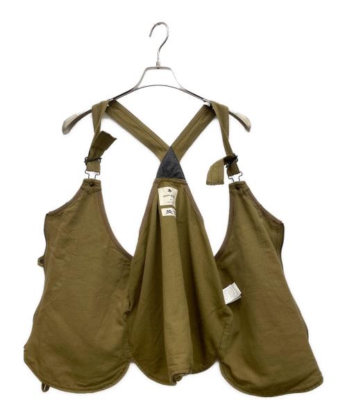 Snow peak（スノーピーク）snow peak (スノーピーク) TAKIBI Duck Vest （タキビダックベスト） グリーン サイズ:Ｍの古着・服飾アイテム