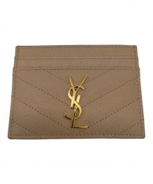 Yves Saint Laurent（イヴサンローラン）の古着「カードケース」｜ベージュ