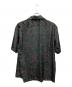 TAIN DOUBLE PUSH (タイン ダブルプッシュ) LEOPARD OPEN COLLAR SHIRTS グリーン サイズ:M：7000円