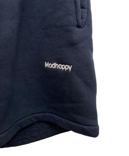 madhappy（マッドハッピー）madhappy (マッドハッピー) スウェットハーフパンツ ネイビー サイズ:Sの古着・服飾アイテム