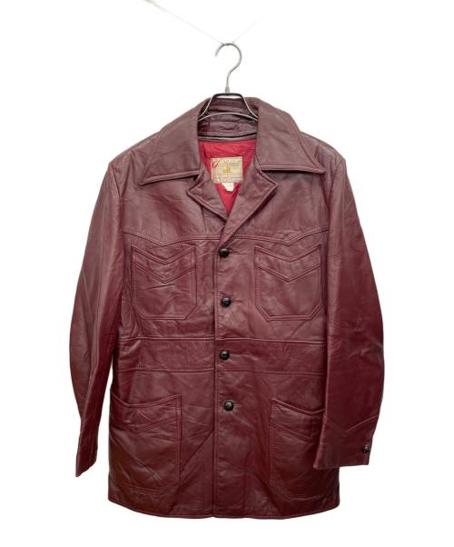 Leathermate（レザーメイト）Leathermate (レザーメイト) レザーコート レッド サイズ:610の古着・服飾アイテム