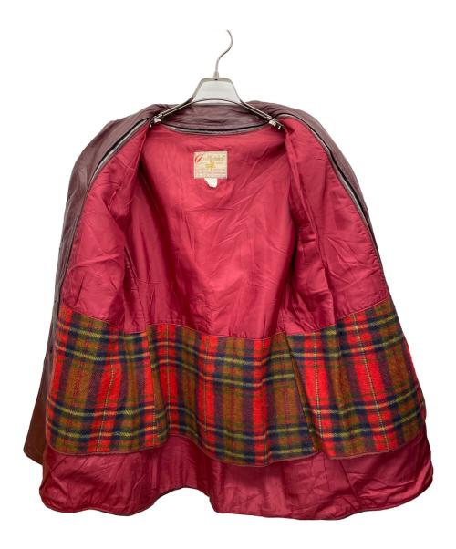 Leathermate（レザーメイト）Leathermate (レザーメイト) レザーコート レッド サイズ:610の古着・服飾アイテム