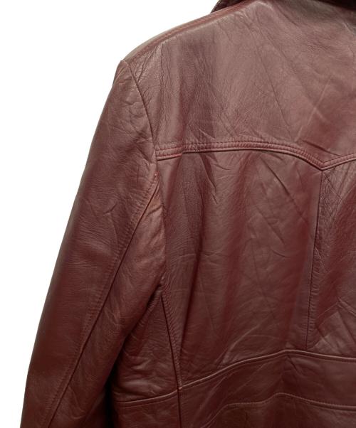 Leathermate（レザーメイト）Leathermate (レザーメイト) レザーコート レッド サイズ:610の古着・服飾アイテム