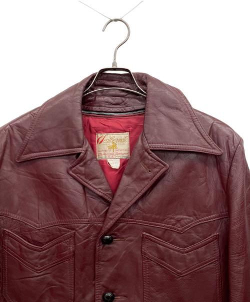 Leathermate（レザーメイト）Leathermate (レザーメイト) レザーコート レッド サイズ:610の古着・服飾アイテム