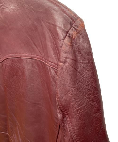Leathermate（レザーメイト）Leathermate (レザーメイト) レザーコート レッド サイズ:610の古着・服飾アイテム