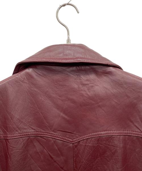 Leathermate（レザーメイト）Leathermate (レザーメイト) レザーコート レッド サイズ:610の古着・服飾アイテム